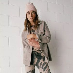 Madewell Boiled Wool Bridgman Sweater-Jacket